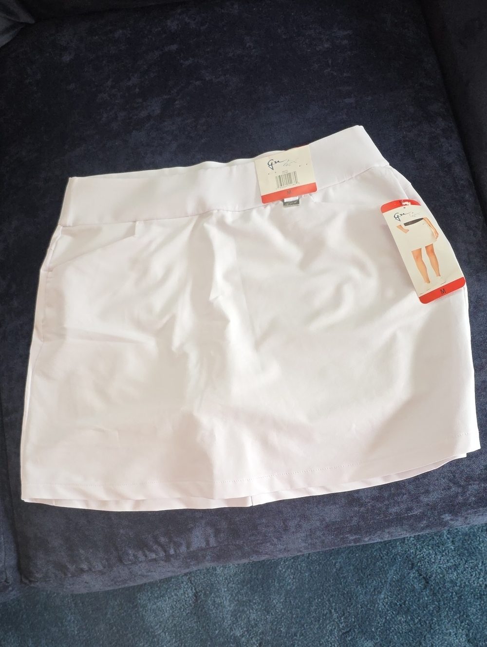Greg Norman Collection White Women's Medium Golf Skort NWT